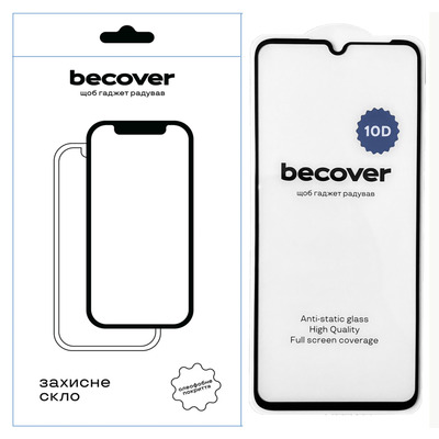 Защитное стекло BeCover для Realme C53 10D Black (711344)