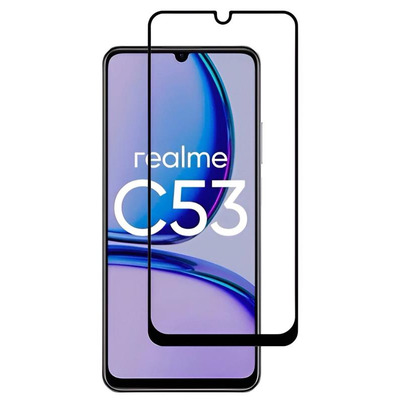 Защитное стекло BeCover для Realme C53 Black (710105)