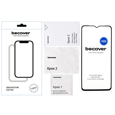 Защитное стекло BeCover для Samsung Galaxy A04e SM-A042 10D Black (711347)
