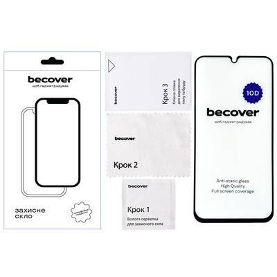 Защитное стекло BeCover для Samsung Galaxy A34 5G SM-A346 10D Black (711352)