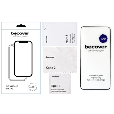 Защитное стекло BeCover для Samsung Galaxy A55 5G SM-A556 10D Black (711355)