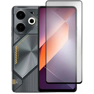 Защитное стекло BeCover для Tecno Pova 6 (LI7) Black (711580)