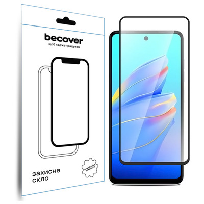 Защитное стекло BeCover для Tecno Spark Go 1 (KL4) Black (712318)