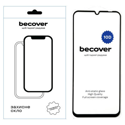 Защитное стекло BeCover для Xiaomi Redmi A3 10D Black (711367)