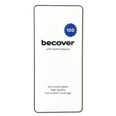 Защитное стекло BeCover для ZTE Blade A35/A55 Black 10D (712730)