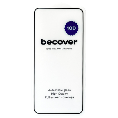 Защитное стекло BeCover для ZTE Blade A73 10D Black (711797)