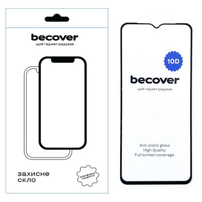 Защитное стекло BeCover для ZTE Nubia Neo 5G 10D Black (711829)