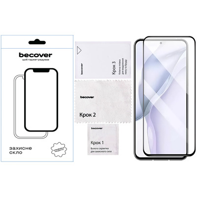 Защитное стекло BeCover для ZTE Nubia V60 Design Black (711977)