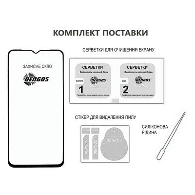 Защитное стекло Dengos для Samsung Galaxy S25 SM-S931 Black Full Glue (TGFG-389)