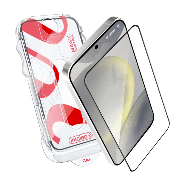 Защитное стекло Intaleo с апликатором Intaleo MagicBox для Samsung Galaxy S24+ SM-S926 Black (4820266742881)