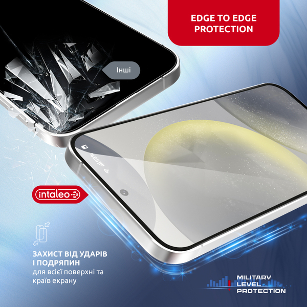 Защитное стекло Intaleo с апликатором Intaleo MagicBox для Samsung Galaxy S24+ SM-S926 Black (4820266742881)