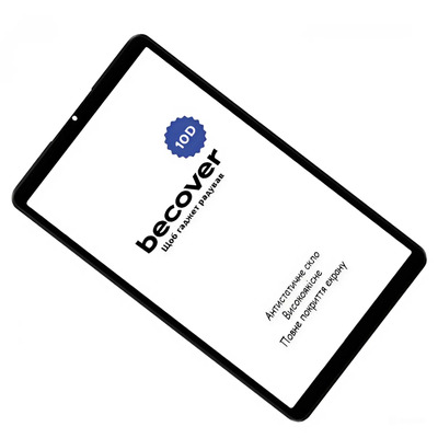 Защитное стекло BeCover 10D для Xiaomi Redmi Pad SE 8.7" Black (712126)