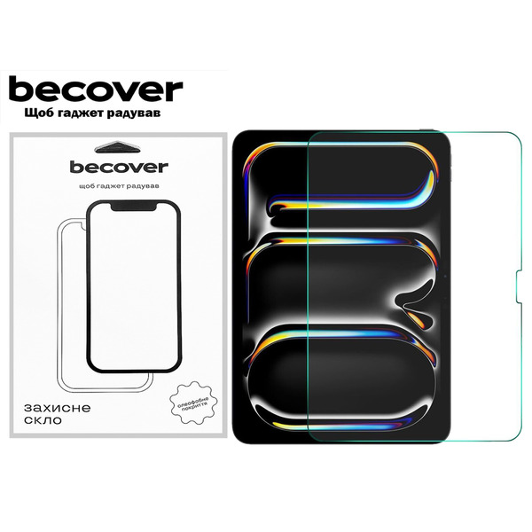 Защитное стекло BeCover для Apple iPad Pro 13" M4 2024 (711674)