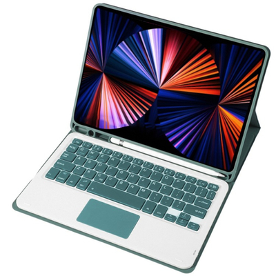 Чехол с беспроводной клавиатурой (TouchPad) BeCover для Apple iPad Air 13 (2024/2025) Dark Green (712603)