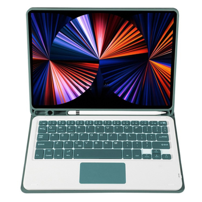 Чехол с беспроводной клавиатурой (TouchPad) BeCover для Apple iPad Air 13 (2024/2025) Dark Green (712603)