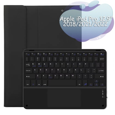 Чехол с беспроводной клавиатурой (TouchPad) BeCover для Apple iPad Pro 12.9 (2020/2021/2022) Black (712381)