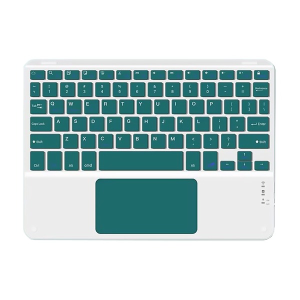Чехол с беспроводной клавиатурой (TouchPad) BeCover для Apple iPad Pro 12.9 (2020/2021/2022) Dark Green (712383)