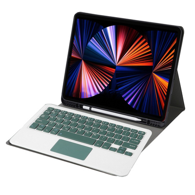 Чехол с беспроводной клавиатурой (TouchPad) BeCover для Apple iPad Pro 12.9 (2020/2021/2022) Dark Green (712383)