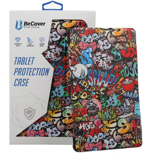 Чехол-книжка BeCover Flexible TPU Mate для Samsung Galaxy Tab S6 Lite 10.4 SM-P620/SM-P625/SM-P627 Graffiti (712519)