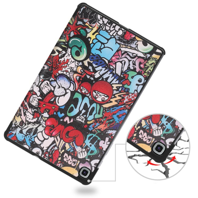 Чехол-книжка BeCover Flexible TPU Mate для Samsung Galaxy Tab S6 Lite 10.4 SM-P620/SM-P625/SM-P627 Graffiti (712519)