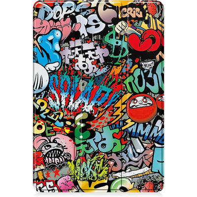 Чехол-книжка BeCover Flexible TPU Mate для Samsung Galaxy Tab S9 (SM-X710/SM-X716)/S9 FE (SM-X510/SM-X516B) Graffiti (712534)