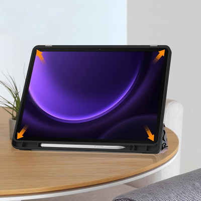 Чехол-книжка BeCover Flexible TPU Mate для Samsung Galaxy Tab S9 (SM-X710/SM-X716)/S9 FE (SM-X510/SM-X516B) Graffiti (712534)