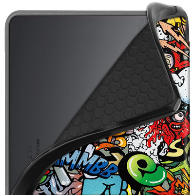 Чехол-книжка BeCover Flexible TPU Mate для Samsung Galaxy Tab S9 (SM-X710/SM-X716)/S9 FE (SM-X510/SM-X516B) Graffiti (712534)