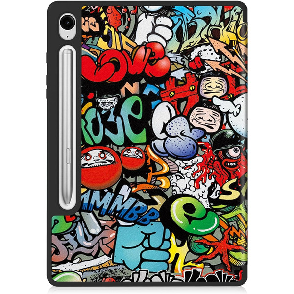 Чехол-книжка BeCover Flexible TPU Mate для Samsung Galaxy Tab S9 (SM-X710/SM-X716)/S9 FE (SM-X510/SM-X516B) Graffiti (712534)
