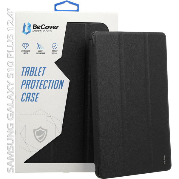 Чехол-книжка BeCover Smart Case для Samsung Galaxy Tab S10 Plus SM-X820/SM-X826 Black (712232)