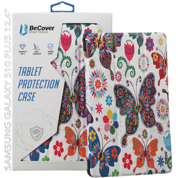 Чехол-книжка BeCover Smart Case для Samsung Galaxy Tab S10 Plus SM-X820/SM-X826 Butterfly (712241)