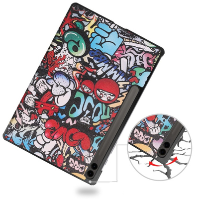 Чехол-книжка BeCover Smart Case для Samsung Galaxy Tab S10 Plus SM-X820/SM-X826 Graffiti (712243)