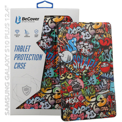 Чехол-книжка BeCover Smart Case для Samsung Galaxy Tab S10 Plus SM-X820/SM-X826 Graffiti (712243)