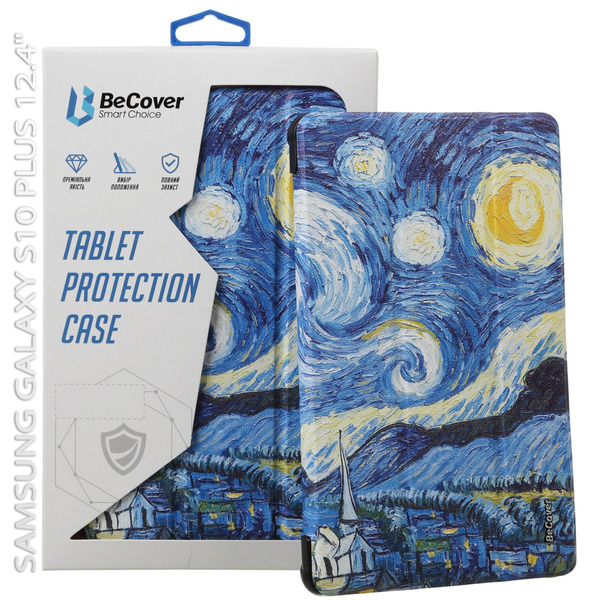 Чехол-книжка BeCover Smart Case для Samsung Galaxy Tab S10 Plus SM-X820/SM-X826 Night (712245)