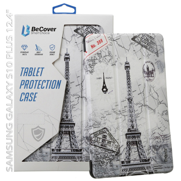 Чехол-книжка BeCover Smart Case для Samsung Galaxy Tab S10 Plus SM-X820/SM-X826 Paris (712246)