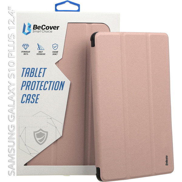 Чехол-книжка BeCover Smart Case для Samsung Galaxy Tab S10 Plus SM-X820/SM-X826 Rose Gold (712240)