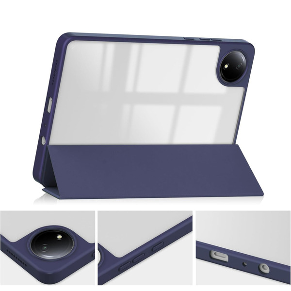 Чехол-книжка BeCover Soft Edge TPU для Xiaomi Redmi Pad SE 8.7 Deep Blue (712565)