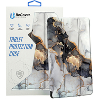 Чехол-книжка BeCover Soft Edge TPU для Xiaomi Redmi Pad SE 8.7 Gray Marble (712575)
