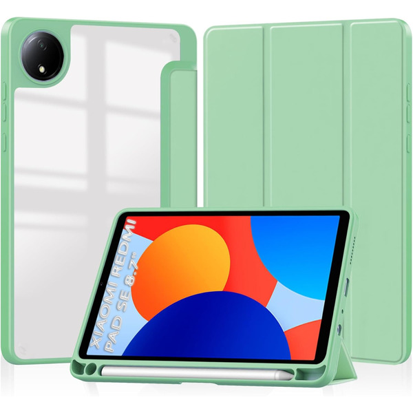Чехол-книжка BeCover Soft Edge TPU для Xiaomi Redmi Pad SE 8.7 Green (712567)