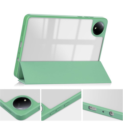 Чехол-книжка BeCover Soft Edge TPU для Xiaomi Redmi Pad SE 8.7 Green (712567)