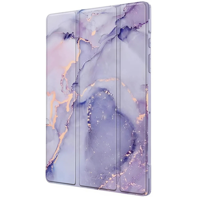 Чехол-книжка BeCover Soft Edge TPU для Xiaomi Redmi Pad SE 8.7 Purple Marble (712577)