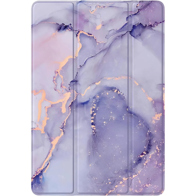 Чехол-книжка BeCover Soft Edge TPU для Xiaomi Redmi Pad SE 8.7 Purple Marble (712577)