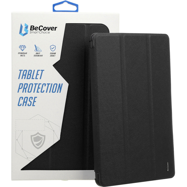 Чехол-книжка BeCover Soft Edge для Samsung Galaxy Tab S10 Plus SM-X820/SM-X826 Black (712252)