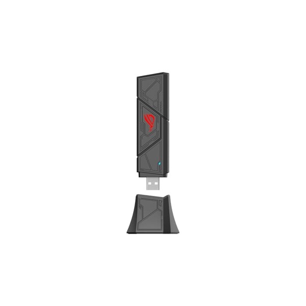 Беспроводной адаптер Asus ROG USB-BE92 (90IG09H0-MO0B00) (WiFi 7, BE6500, Tri-band, USB 3.0)