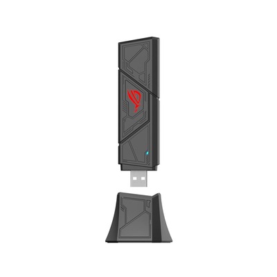 Беспроводной адаптер Asus ROG USB-BE92 (90IG09H0-MO0B00) (WiFi 7, BE6500, Tri-band, USB 3.0)
