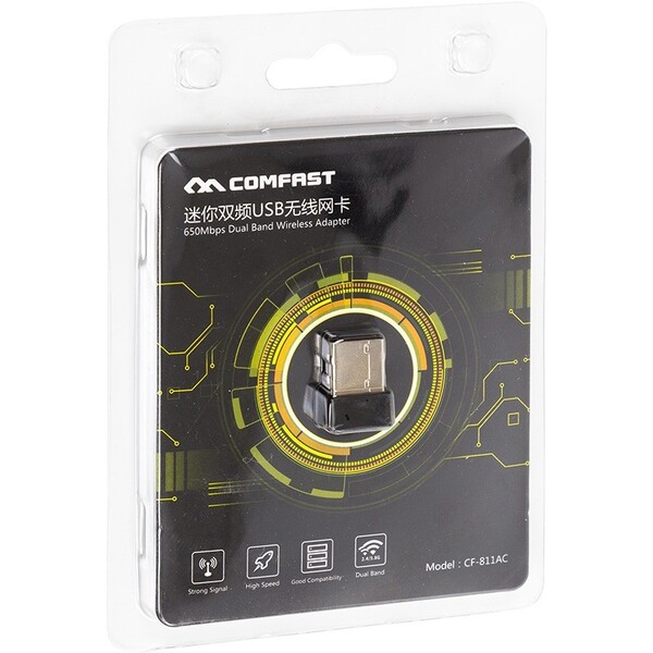 Беспроводной адаптер Comfast CF-811AC (AC650, Wi-Fi)