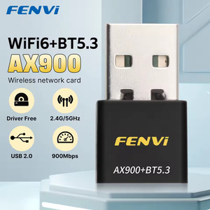 Беспроводной адаптер Fenvi FU-AX900В Wi-Fi 6, Bluetooth 5.3 Dual Band 2.4G 5G
