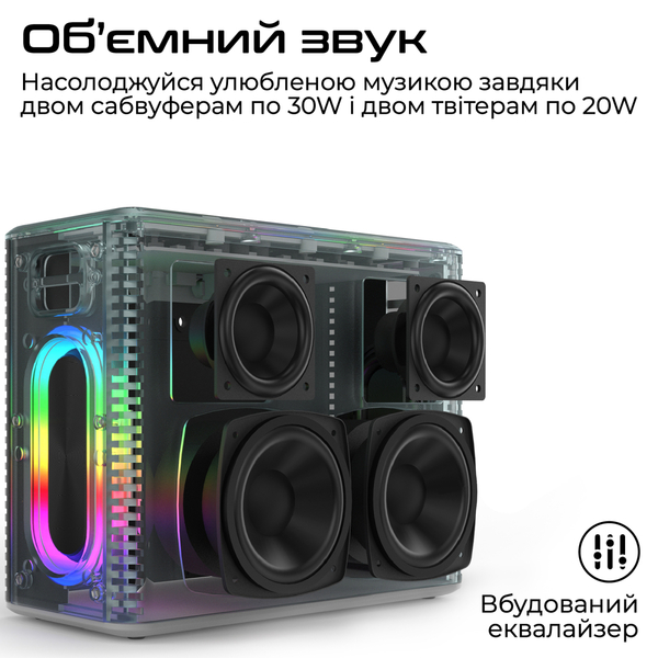 Портативна колонка HiFuture MusicBox 100W Black