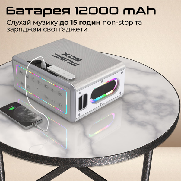 Портативна колонка HiFuture MusicBox 100W Black