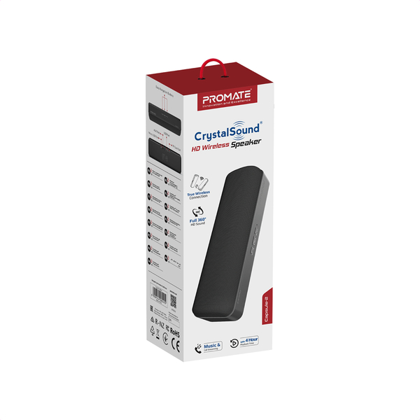 Портативна колонка Promate Capsule-2 6W Black