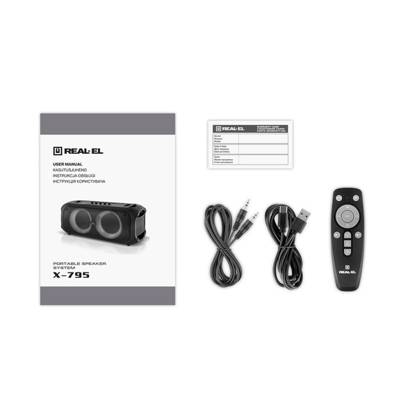 Портативная колонка REAL-EL X-795 (EL121600022)